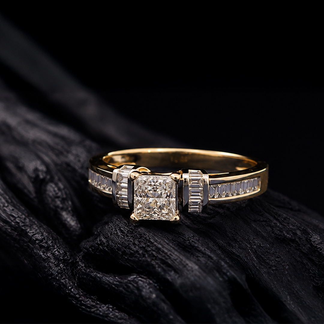 Diamond Italian Ring